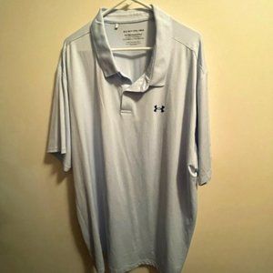 Under Armour Performance Polo - Light Blue - 4XLT Mens